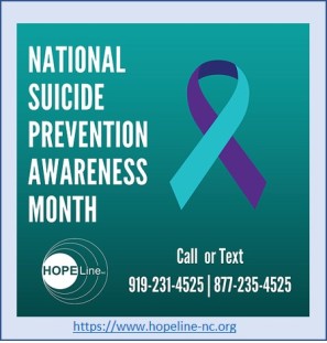 2019-09-19 National Suicide Prevention Month